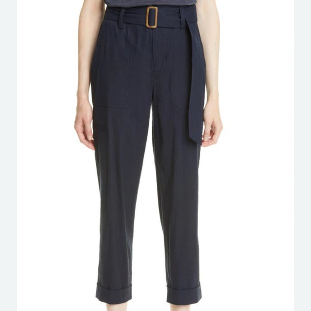 VINCE
Women's Belted Linen-blend Pants In Black
$395 M